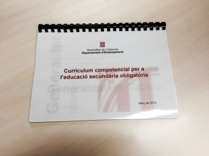 Currículum competencial para la educación secundaria obligatoria otorgada al centro por la Generalitat. Fuente: Guiselle Flores León